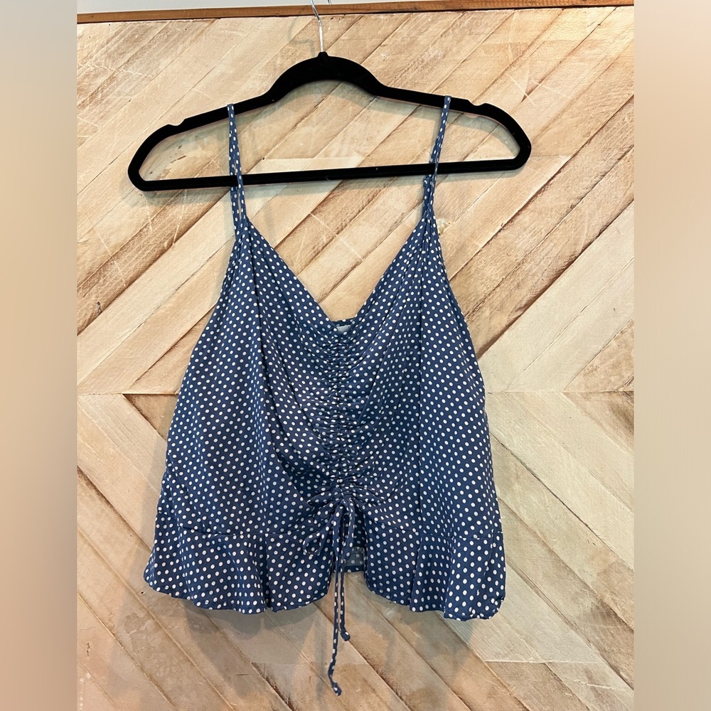 Elodie Crop Polka Dot Tank Top